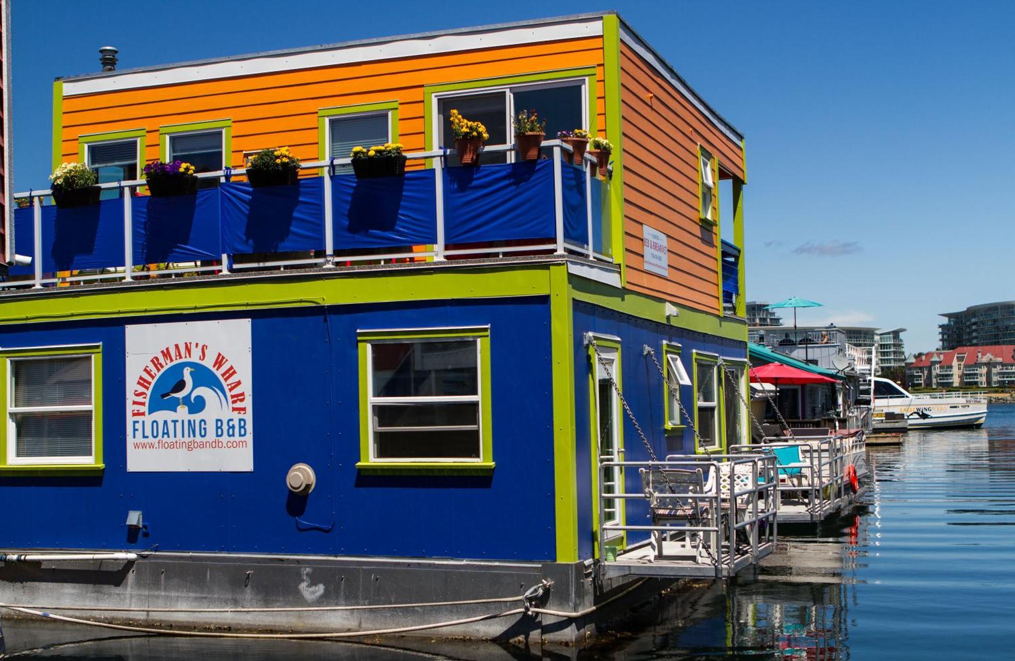 A Float Home B&B In Fisherman'S Wharf 維多利亞 外观 照片